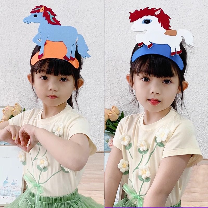 小马头饰12生肖马帽子儿童舞台演出卡通头套公开课小马过河道具,模玩/动漫/周边/娃圈三坑/桌游,节日/演出用头饰,淘宝优惠券,粉丝福利购,淘宝优惠卷