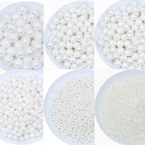 100克白色小米糖珠2mm 4mm 6mm8mm10mm14mm烘焙西点甜品蛋糕装饰