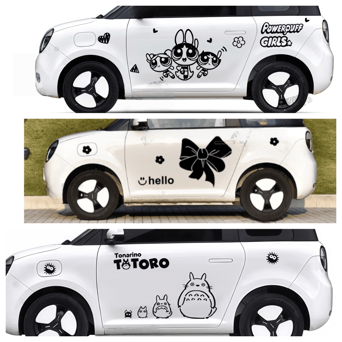 长安LUMIN糯玉米车贴卡通动漫米奇KT猫小熊车身贴纸改装饰贴画花,汽车用品/电子/清洗/改装,汽车装饰贴/反光贴,淘宝优惠券,粉丝福利购,淘宝优惠卷