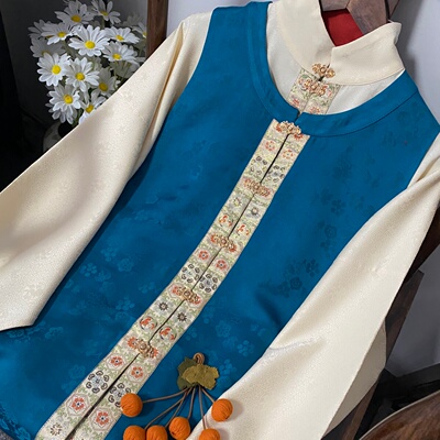 新款明制汉服比甲有里布