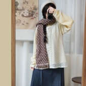 改良日常明制汉服女 灯芯绒宋裤 031 两三松秋冬多色针织弓袋袖