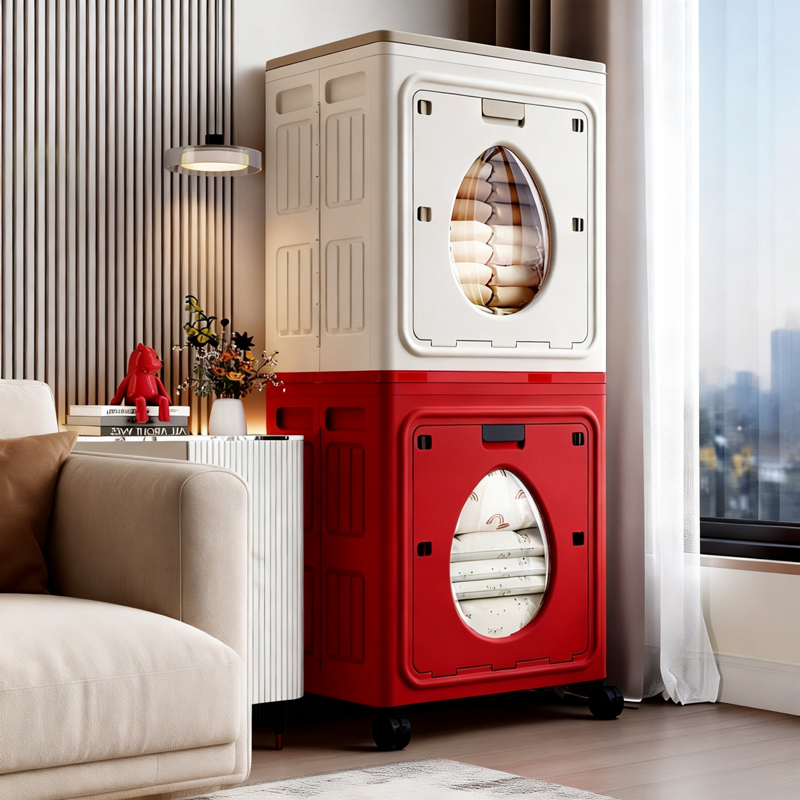 衣服收纳箱家用整理盒大容量特大号双开盖可折叠透明可视被子收纳,收纳整理,吸尘器收纳架/盒/袋,淘宝优惠券,粉丝福利购,淘宝优惠卷