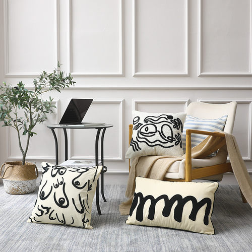 设计师系列抱枕酒店样板间