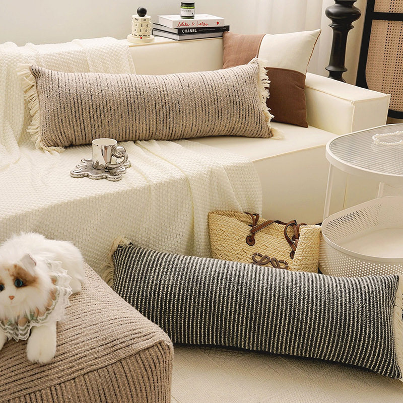 复古美拉德客厅沙发加长流苏抱枕套波西米亚飘窗床上长条靠腰枕,床上用品,枕套,淘宝优惠券,粉丝福利购,淘宝优惠卷