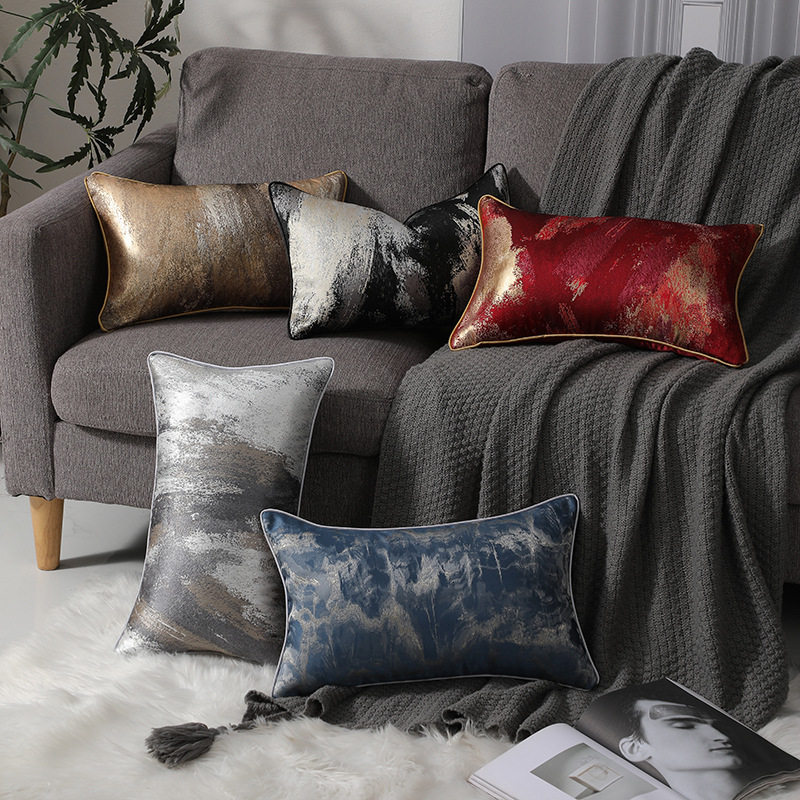 沙发靠枕新款高精密轻奢沙发装饰腰枕靠枕滚边家居卧室沙发抱枕套,居家布艺,抱枕被,淘宝优惠券,粉丝福利购,淘宝优惠卷