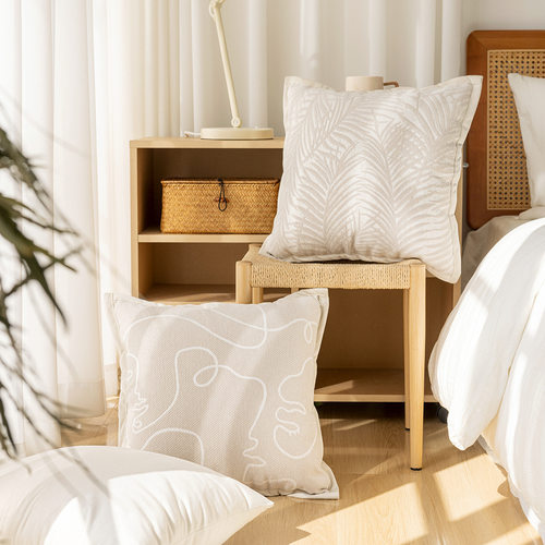 沙发客厅床头靠垫简约枕套