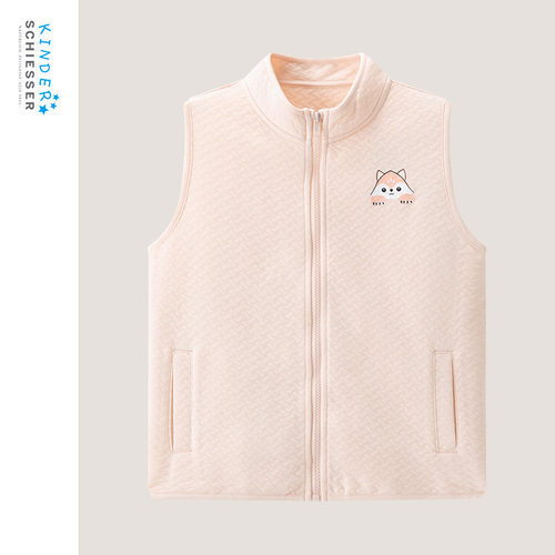 舒雅女童棉莫代尔家居马甲