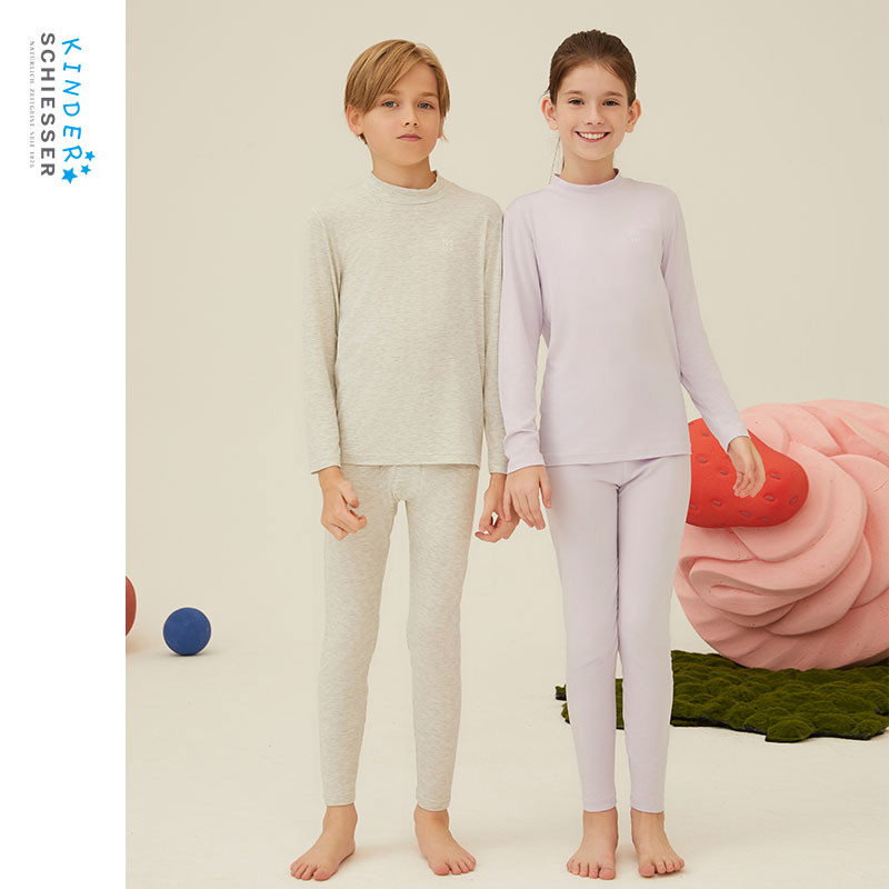 舒雅儿童莫代尔保暖内衣套装