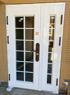 锌合金别墅大门阳台门农村自建房进户防盗门乡村入户门家用子母门