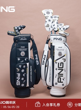PING日系限定款 GONE FISHING 日系高尔夫球包防水便携golf车载包
