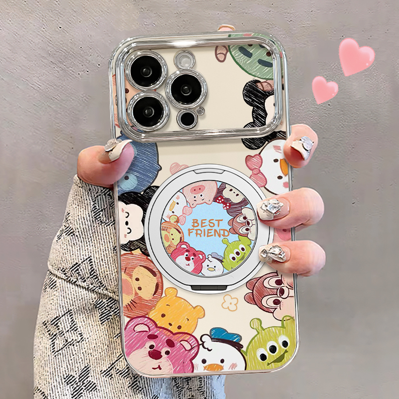 适用vivo草莓熊手机壳