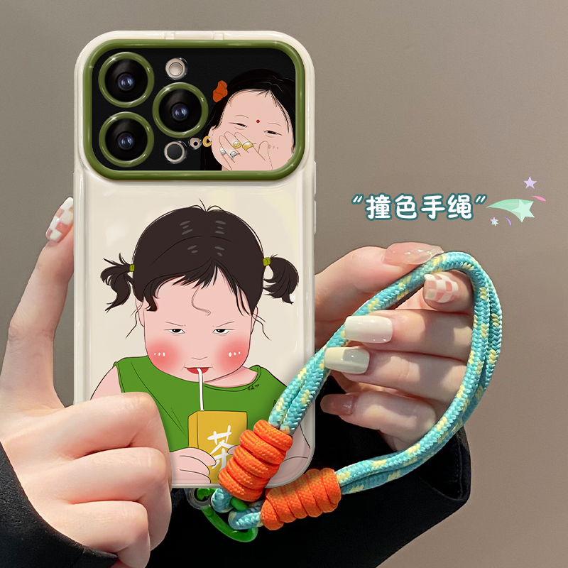 新品上市，翻盖大视窗搞笑女孩手机壳