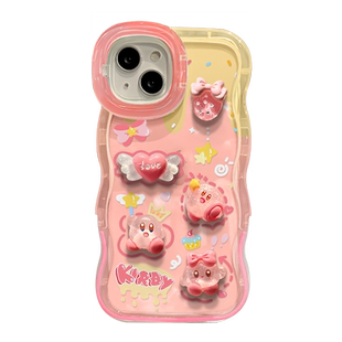 适用于苹果17promax手机壳新款iPhone16星之卡比15plus透明14/13隐形双支架一体软硅胶12创意11全包保护套xs