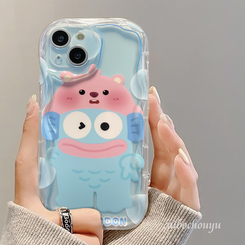 适用苹果15手机壳新女款iPhone14promax/13奶油纹11/12mini防摔xs/xr可爱丑萌鱼海狸8/7plus透明se2保护套6s属于什么档次？