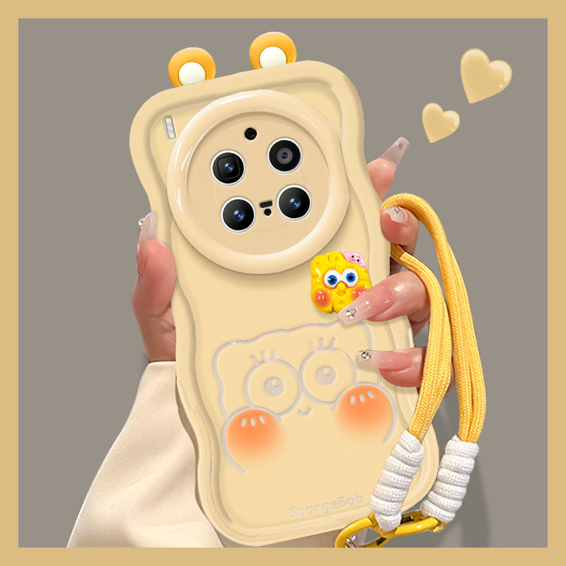 适用vivo挂绳派大星公仔双支架壳