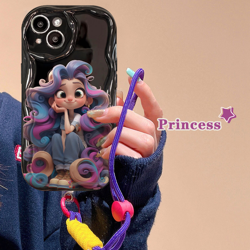 适用于苹果14promax手机壳新女款iPhone15/13奶油纹11/12mini防摔xs/xr卡通公主挂绳8/7plus保护套se2硅胶6s怎么样,好用不?