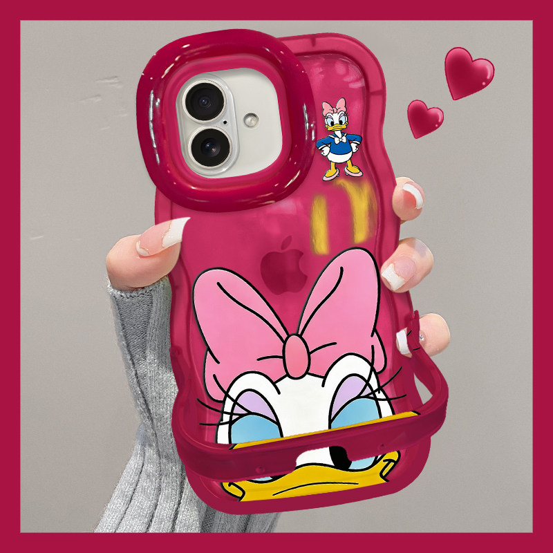 适用苹果17promax手机壳iphone16/15华为pura90米奇米妮mate80新女款x300/s60隐形双支架reno16/findx9小米17
