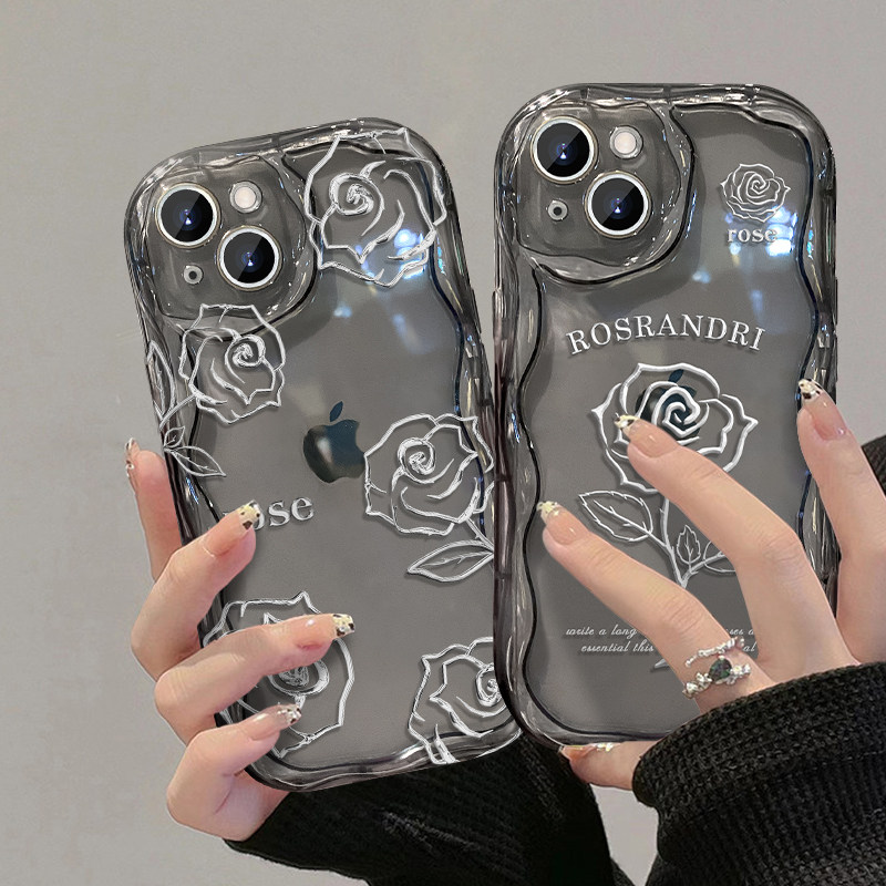 适用opporeno9手机壳reno5/6奶油纹reno8pro+全包新女款透明reno7/4se简约金属玫瑰r17/15防摔a72/53保护套5g怎么看?