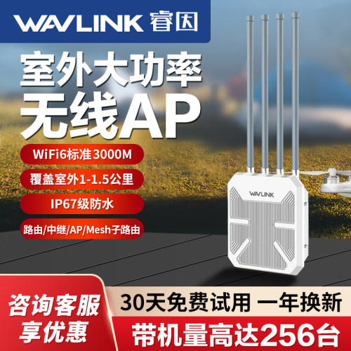 wavlink/睿因1800M户外路由器