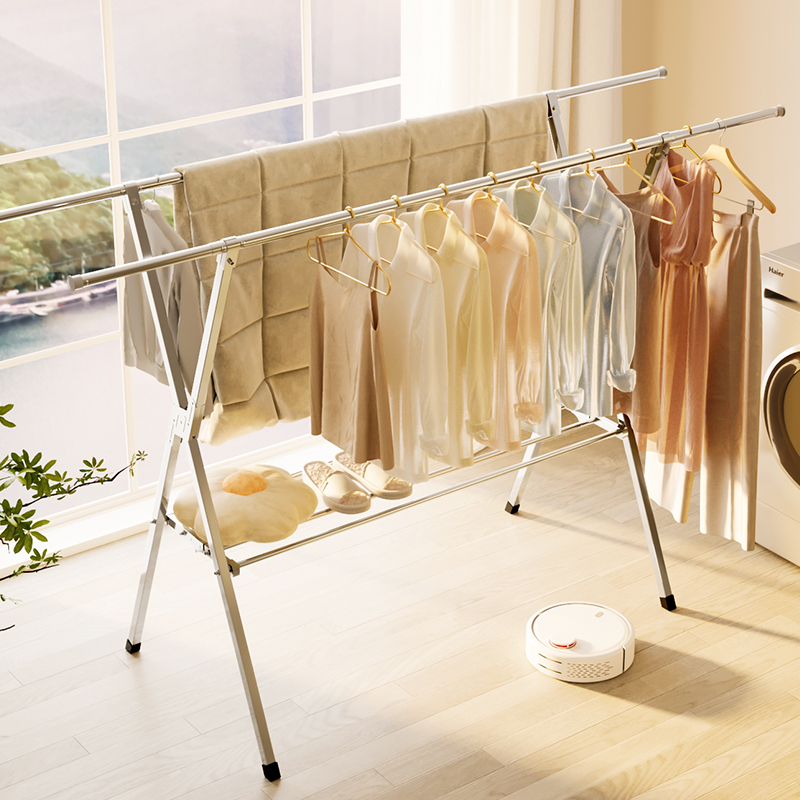 格美居晾衣架落地曬被子神器