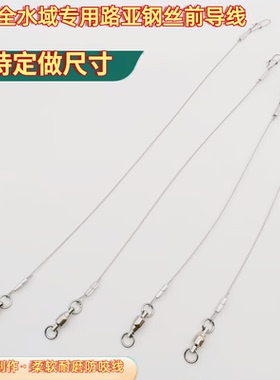 海钓路亚钢丝前导线拖钓带鱼天亚不锈钢丝鱼线49股钢丝防咬线渔具