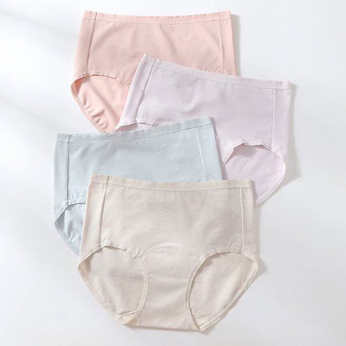 新款透气轻盈薄款内裤少女士高腰