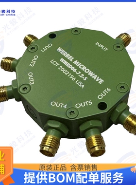 WMRD06-7.2-S 射频元件POWER DIV 6 WAY 0HZ-7.2GHZ SMA
