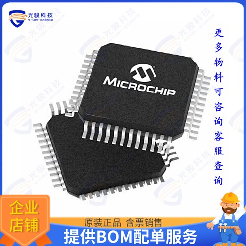DSPIC33CK512MP605-E/PT集成电路IC MCU 16BIT 512KB FLASH 48TQF