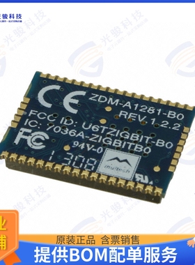MNZB-24-B0 射频元件RF TXRX MODULE 802.15.4U.FL SMD