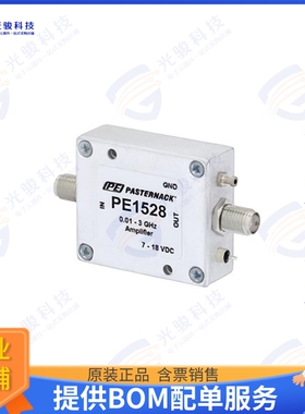 PE1528 射频元件11 dBm P1dB, 10 MHz to 3 GHz, Ga