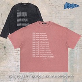 2025好 请过来 进口数码 notsexx 直喷重磅短宽boxy长袖 t恤男