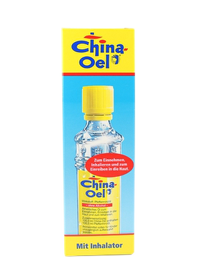 德国原装China oel百灵油 防蚊薄荷清凉油万用油25ML送吸入器