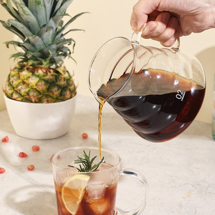 HARIO耐热玻璃手冲咖啡镀钛分享壶家用V60云朵壶滤纸滤杯套装 XGS