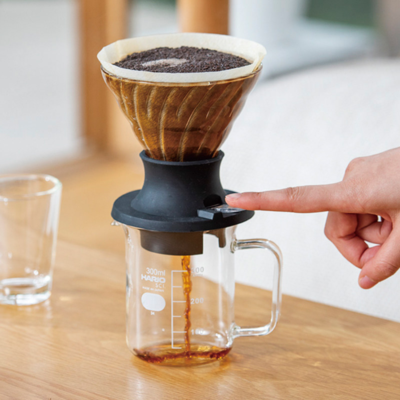 HARIO粕谷哲日本玻璃聪明杯v60滤杯滤纸手冲咖啡分享壶滴漏咖啡杯