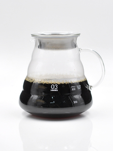 HARIO耐热玻璃手冲咖啡分享壶家用V60云朵壶滤纸滤杯套装 XGS