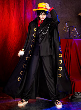 EZcosplay海贼王路飞cos服西装