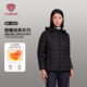 轻薄羽绒服女中老年款 坦博尔秋季 保暖外套 火山岩科技面料