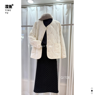 棉服女宽松显瘦百搭洋气休闲加厚棉衣外套 秋冬新款 TMI Q1708大码