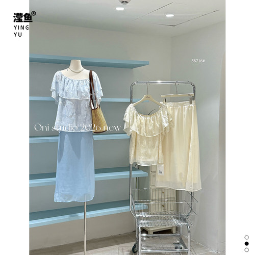 Oni88716大码女夏高级感套装