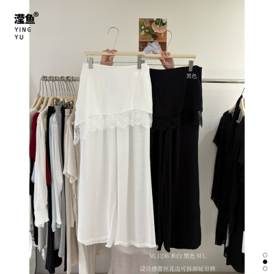 YXML1236大码夏假两件直筒裤女
