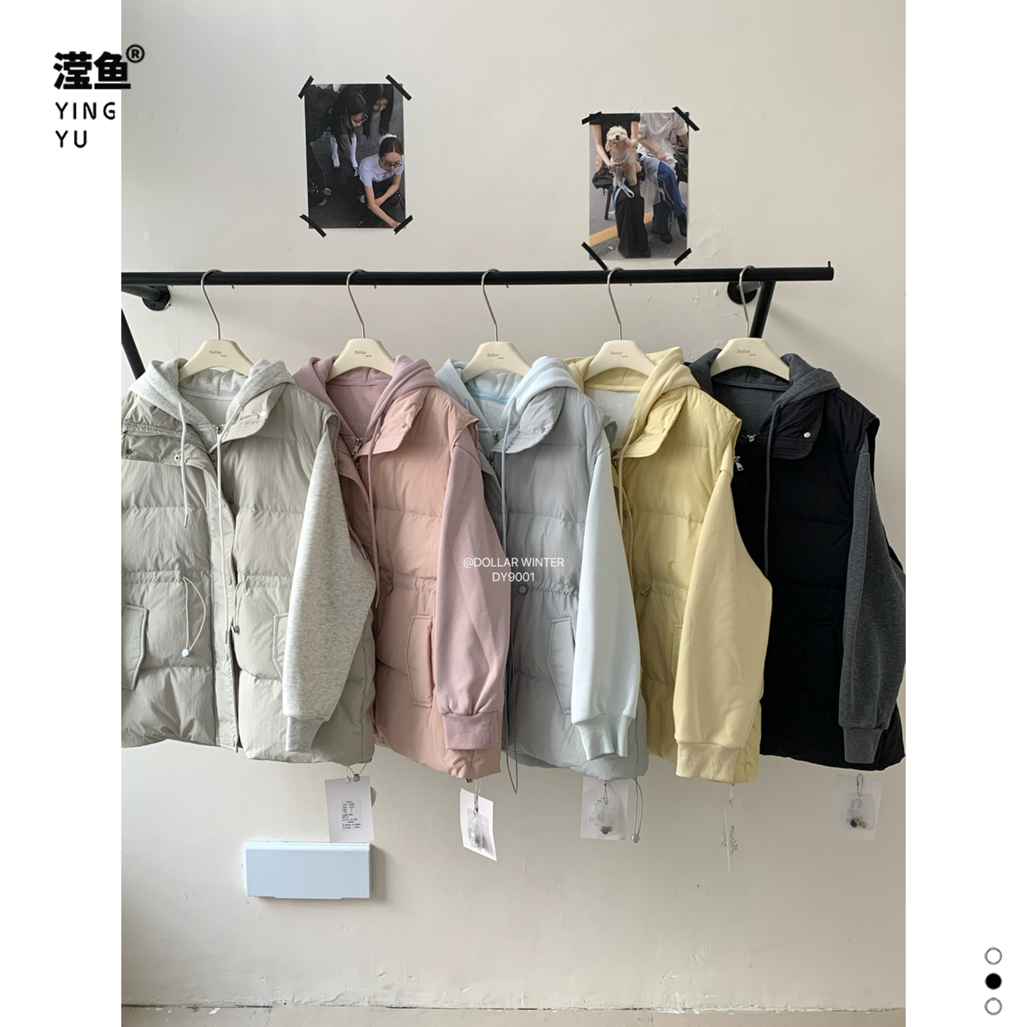 多乐DY9001大码羽绒棉马甲女