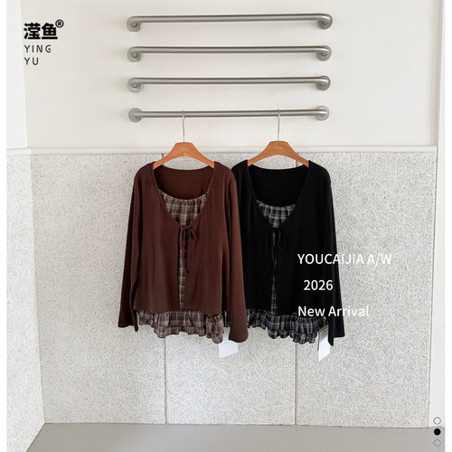 油菜YT62218大码两件套女秋
