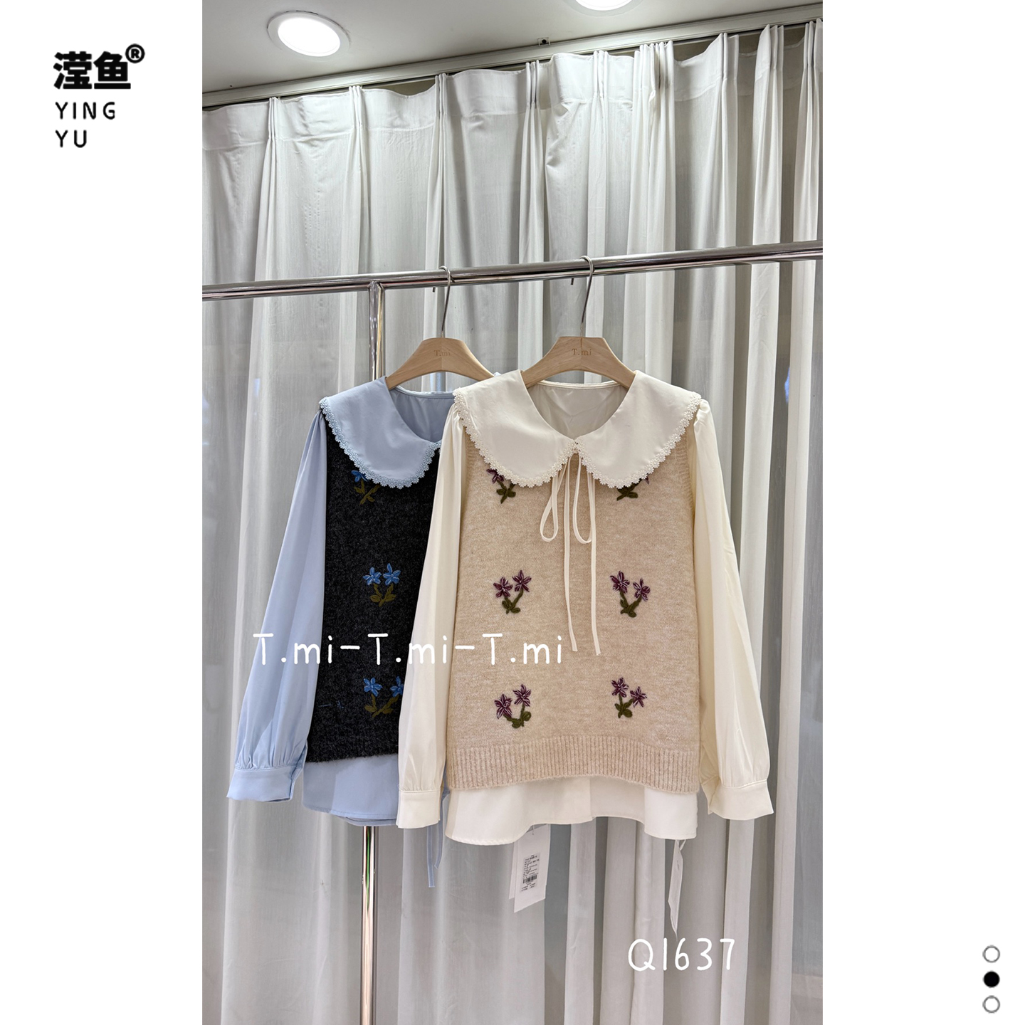 TMIQ1637百搭高级感毛针织衫
