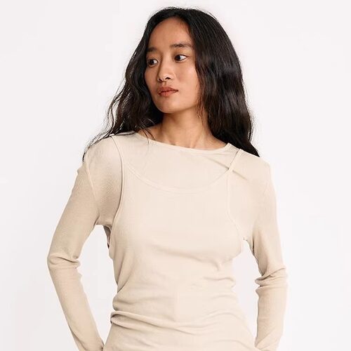 VERSELET短诗针织打底衫修身显瘦