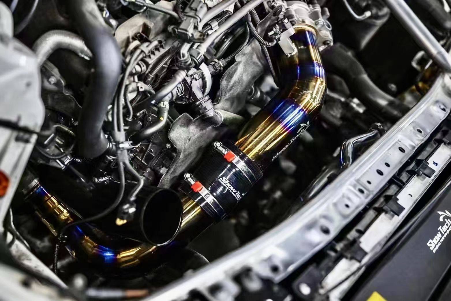 SNOWTECH强化涡轮增压管铝合金钛适配宝马3系5系G68 530 B48 B58