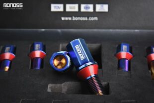 BONOSS/BLOX钛合金螺杆轮毂加长螺丝适配保时捷奔驰宝马奥迪极氪