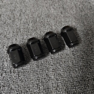 英制35mm轮毂改装螺丝螺母锥面1/2 20黑色银色