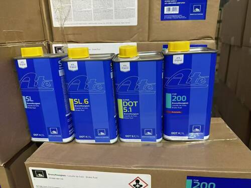 德国正品ATE刹车油TYP200全合成SL6DOT5.1竞技型制动液高性能DOT4