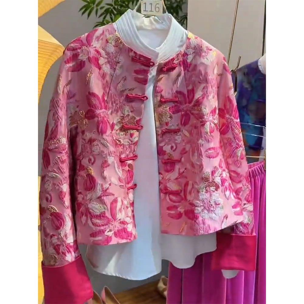 早秋气质高端独特新中式女装国风