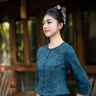 傣族服装女新款套装西双版纳民族风旅拍写真服泰国拍照服饰工作服